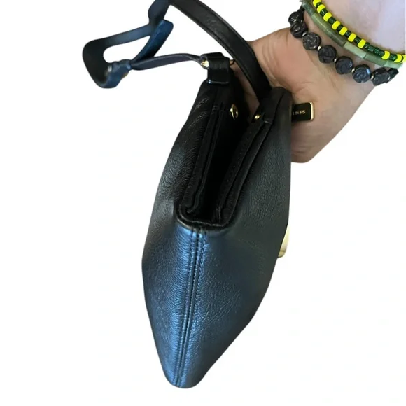 Michael Kors Fulton Crossbody Bag Black Pebbled Leather - Picture 13 of 15